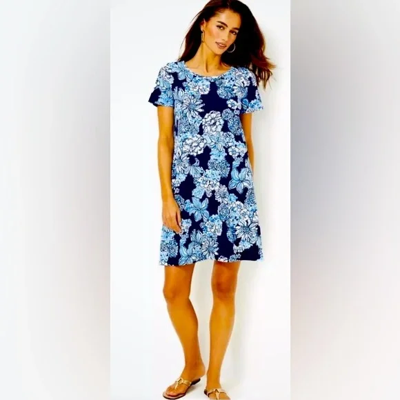 lilly pulitzer cody short sleeve dress Women's Cody Short Sleeve Dress in Navy
